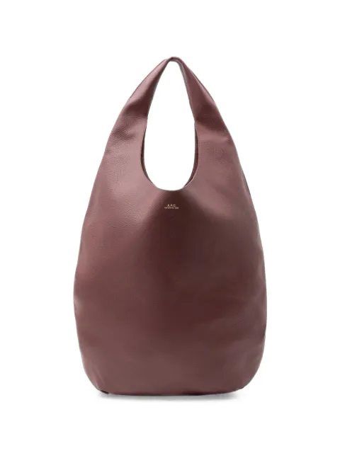 A.P.C. Le Neige grained tote bag