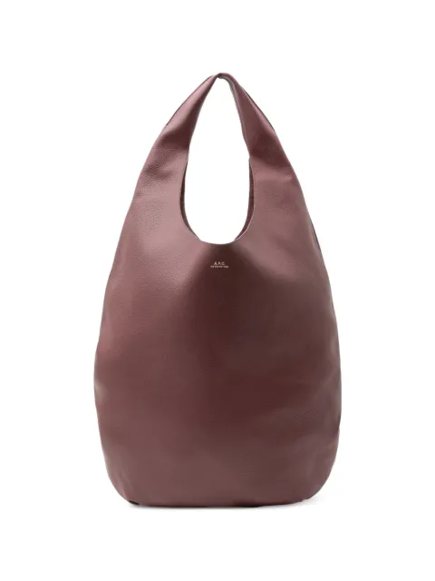A.P.C. Le Neige grained tote bag