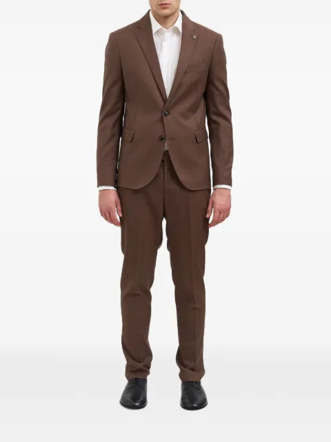 Daniele Alessandrini pin-detail single-breasted suit