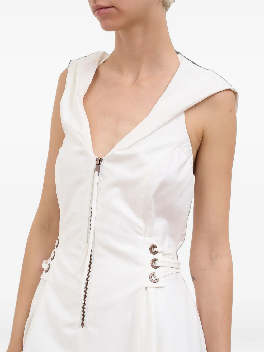 studio b3 Lamba sleeveless midi dress Beige
