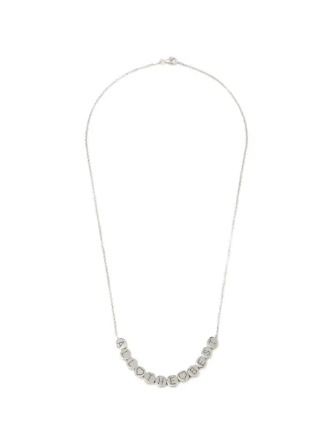 DAGGER bead-embellished necklace