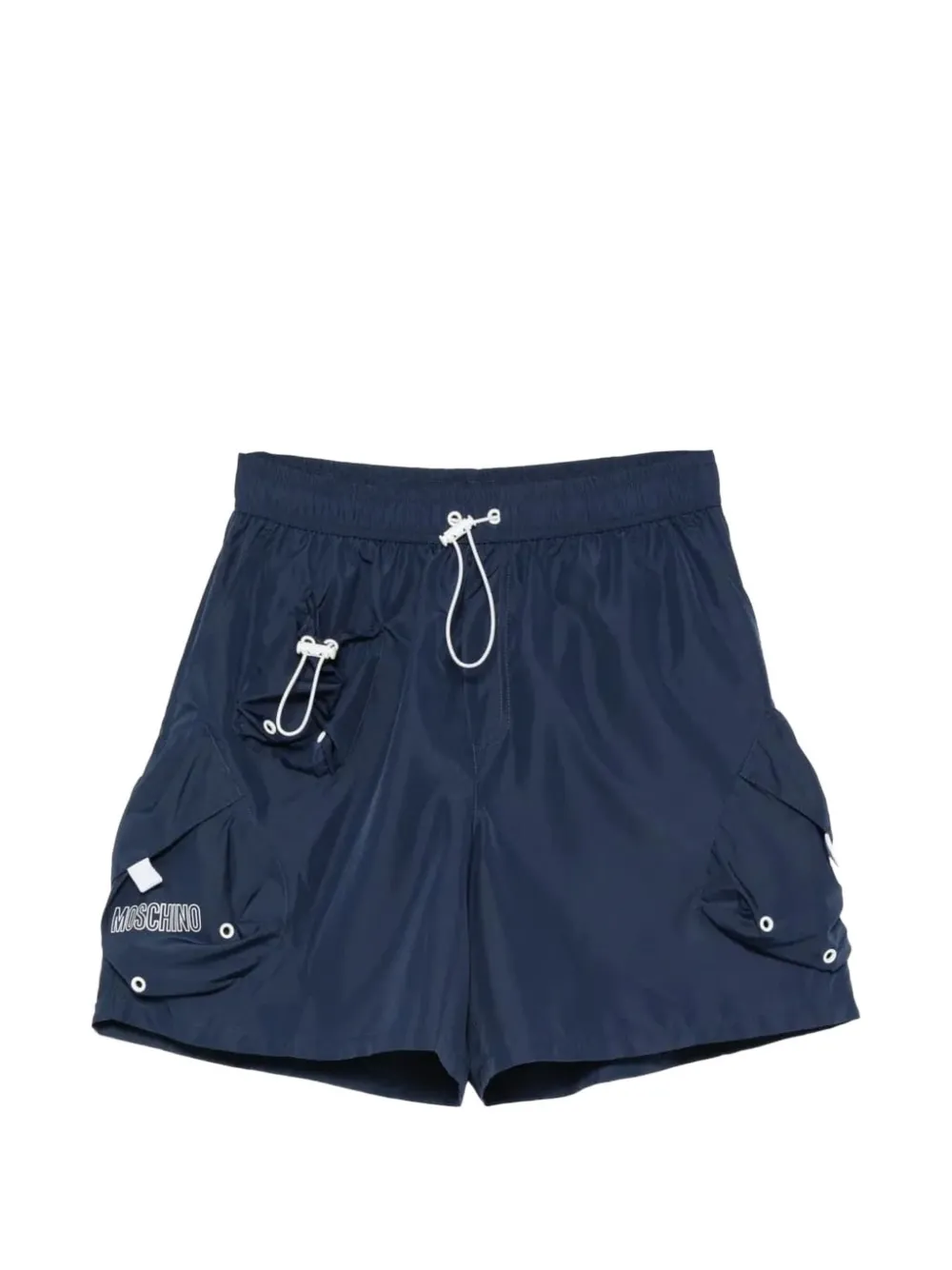 Moschino cargo-pocket swim shorts - Blu