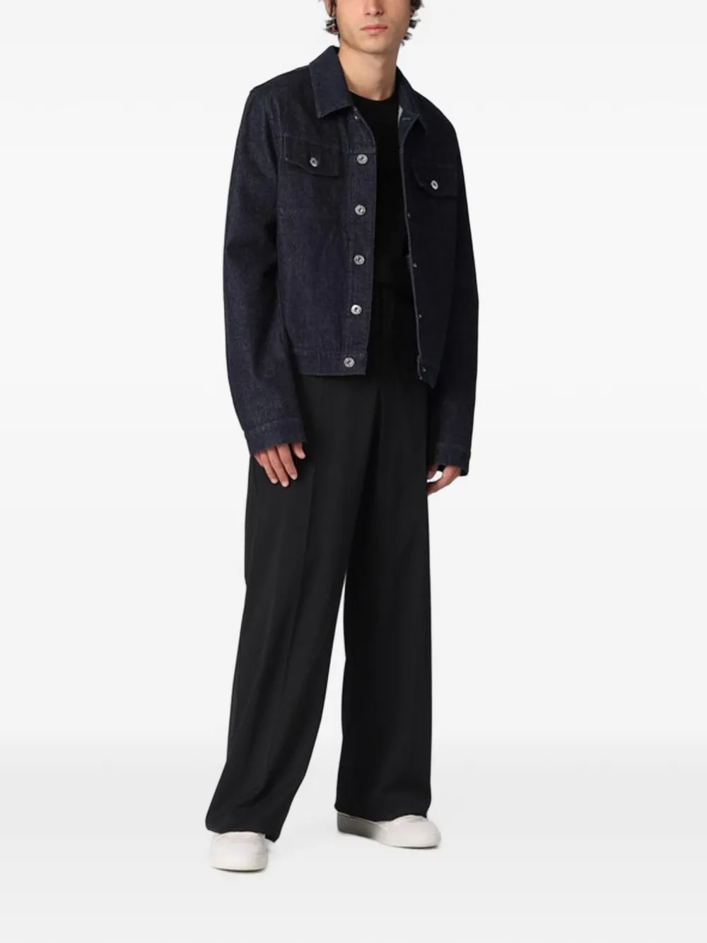 Lanvin Denim jack Blauw