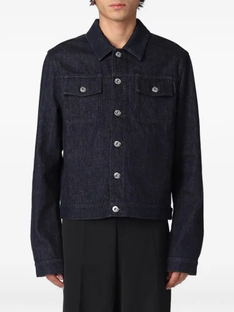 Lanvin graphic-print denim jacket