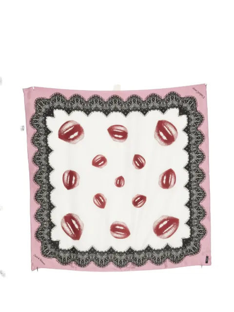 Undercover graphic-print scarf