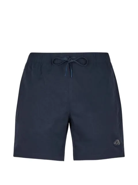 Moose Knuckles logo-plaque swim shorts
