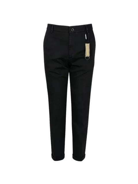 Manuel Ritz pressed-crease turned-up trousers