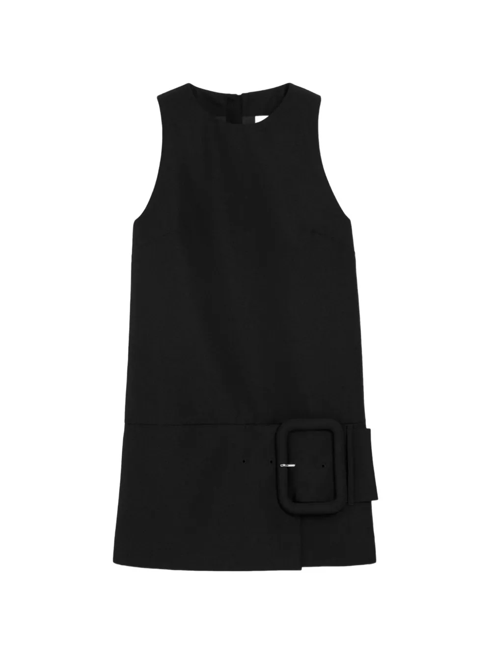 AMI Paris buckle-detail sleeveless mini dress