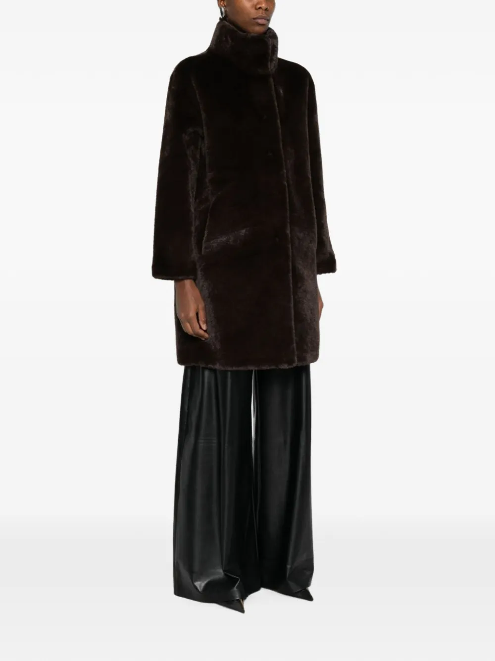 Apparis Blair jas van imitatiebont Bruin