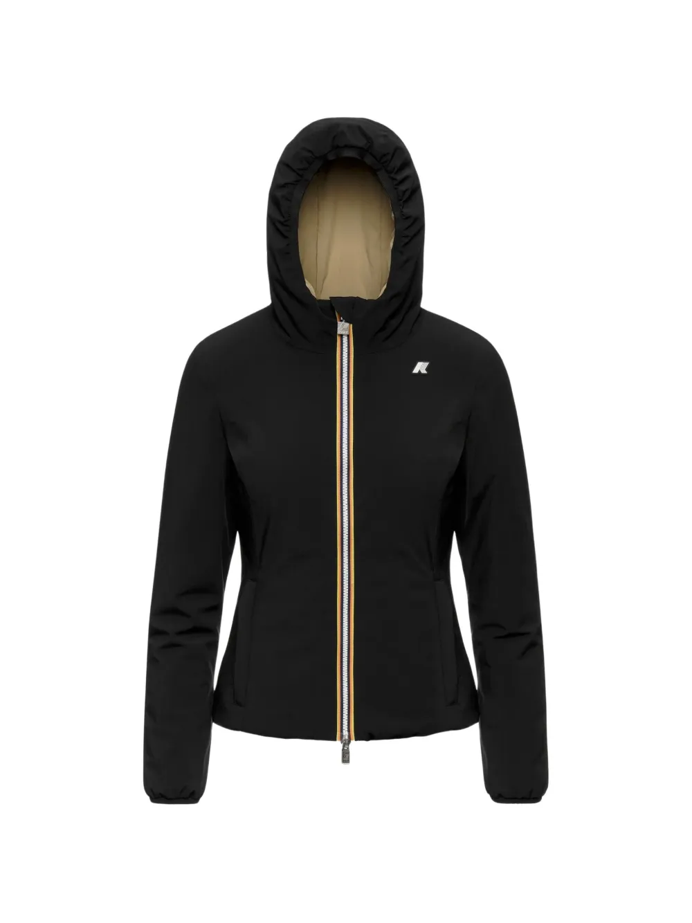 K-Way Lily St hooded jacket - Nero