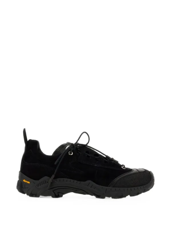 OUR LEGACY Gabe Vibram-sole Leather Sneakers in Black