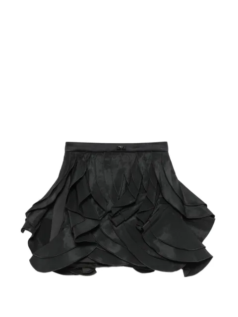 Elisabetta Franchi La Mia Bambina nederdel med flæser og satinfinish