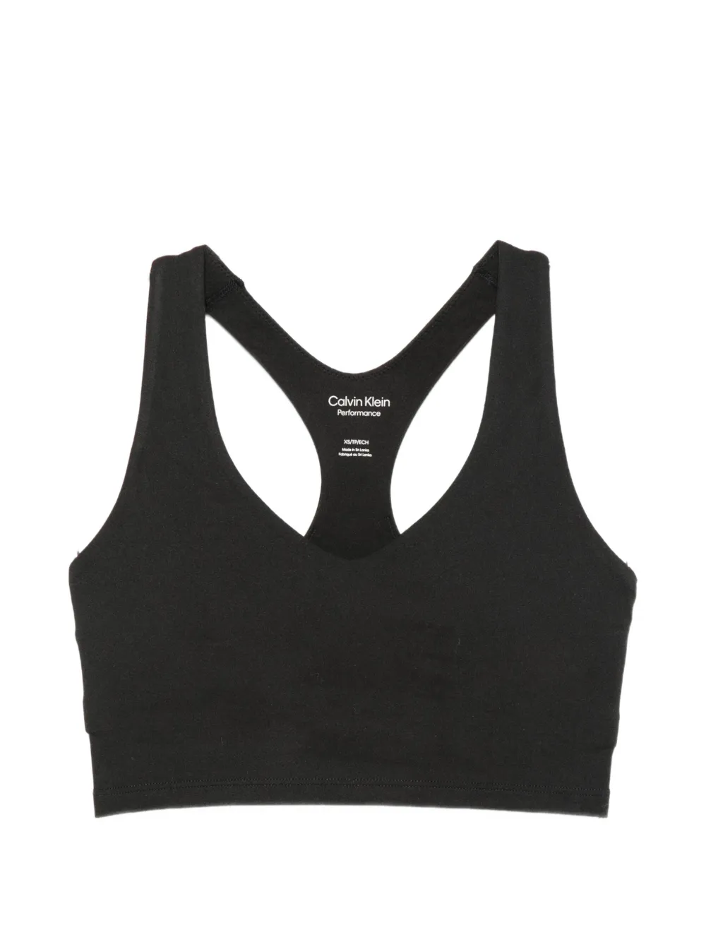 Calvin Klein racerback logo-print top