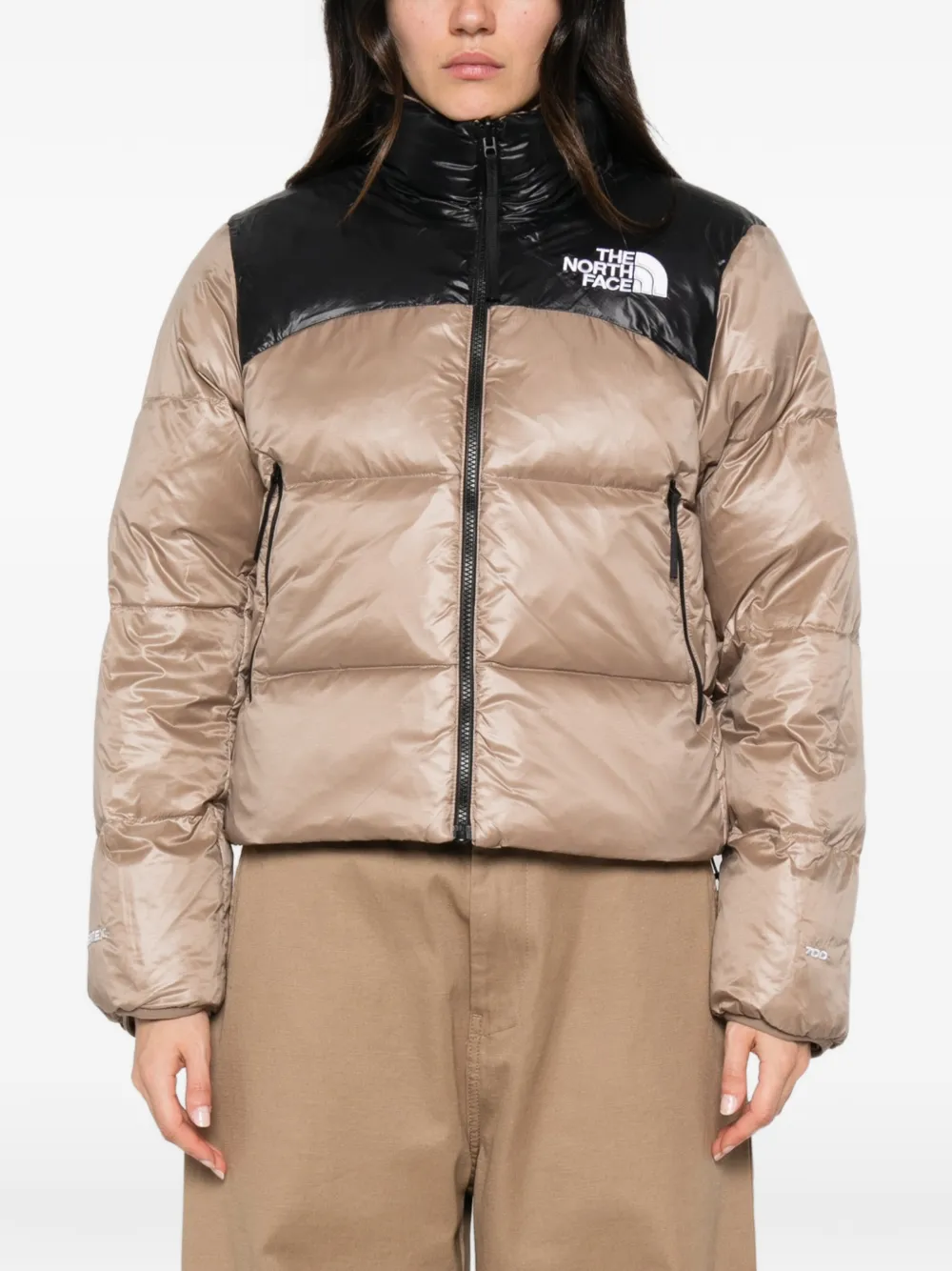 The North Face Pertex Nuptse omkeerbaar jack Beige