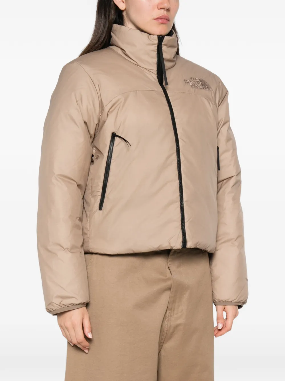 The North Face Pertex Nuptse omkeerbaar jack Beige