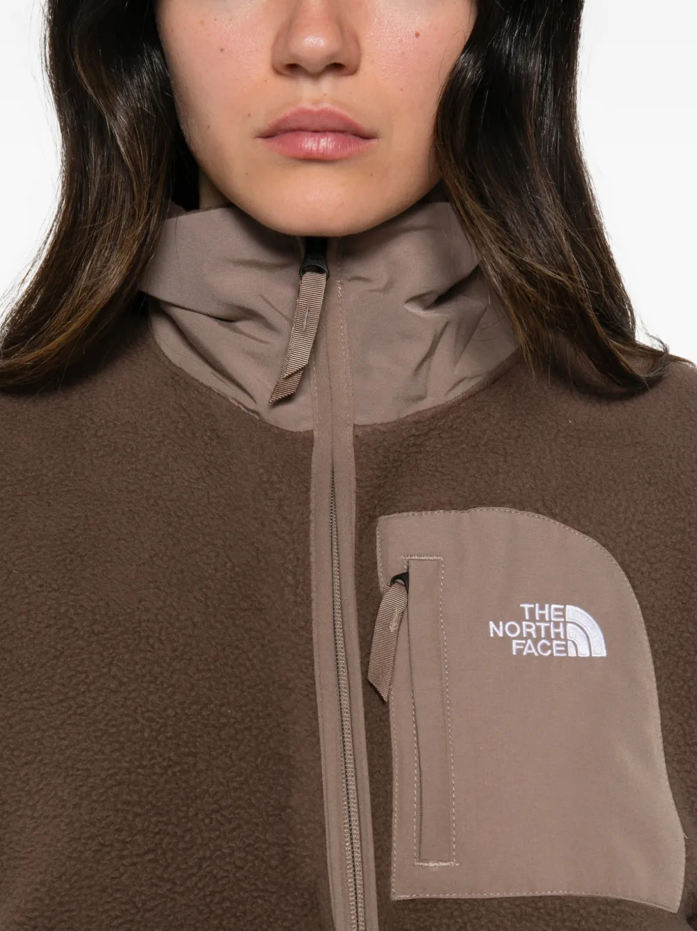 The North Face Yumiori Off Peak sweater met rits Bruin