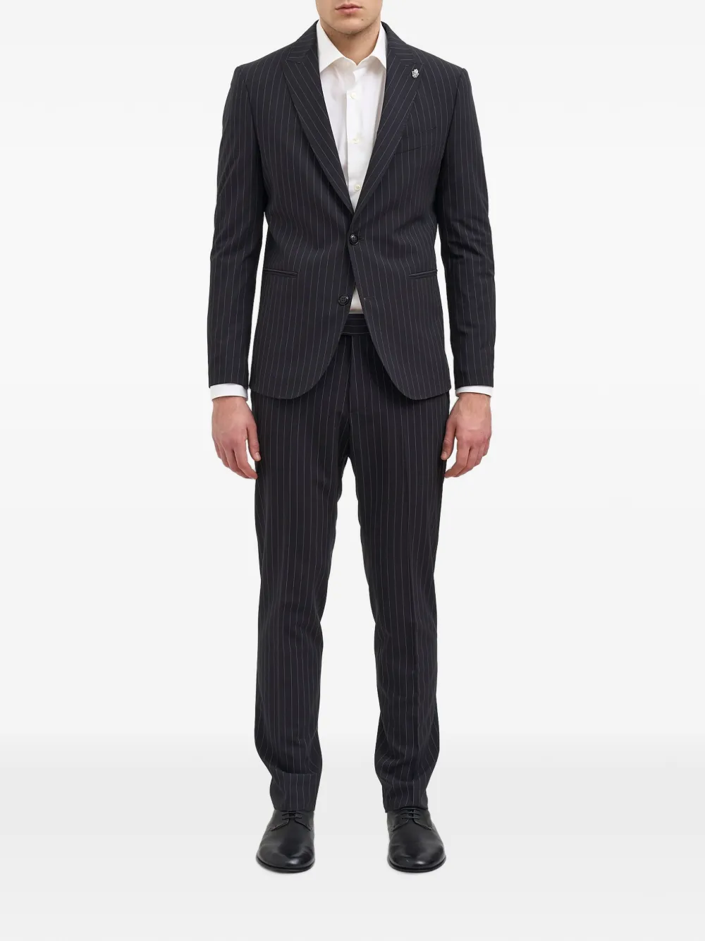 Daniele Alessandrini pinstripe-pattern single-breasted suit - Blu