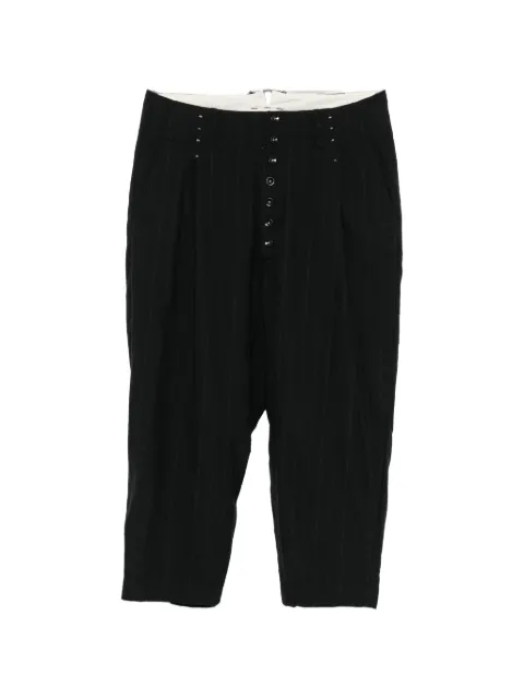 Klasica pinstriped button-front trousers