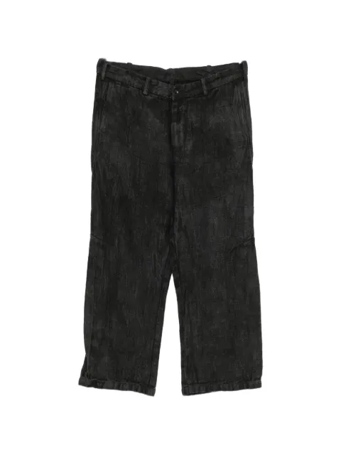 Atelier Suppan button-fastening trousers