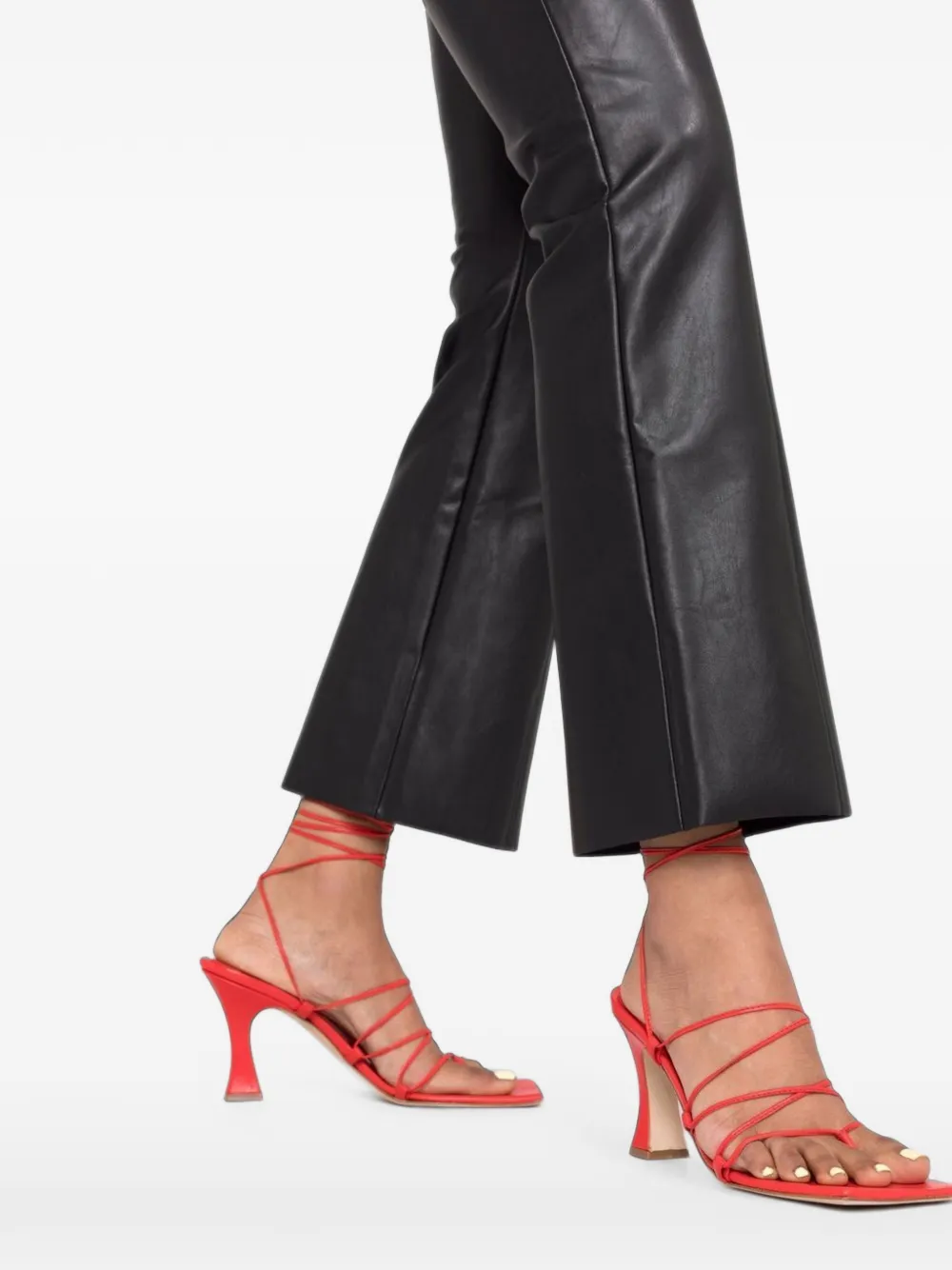 Wolford Jenna broek met uitlopende pijpen Zwart