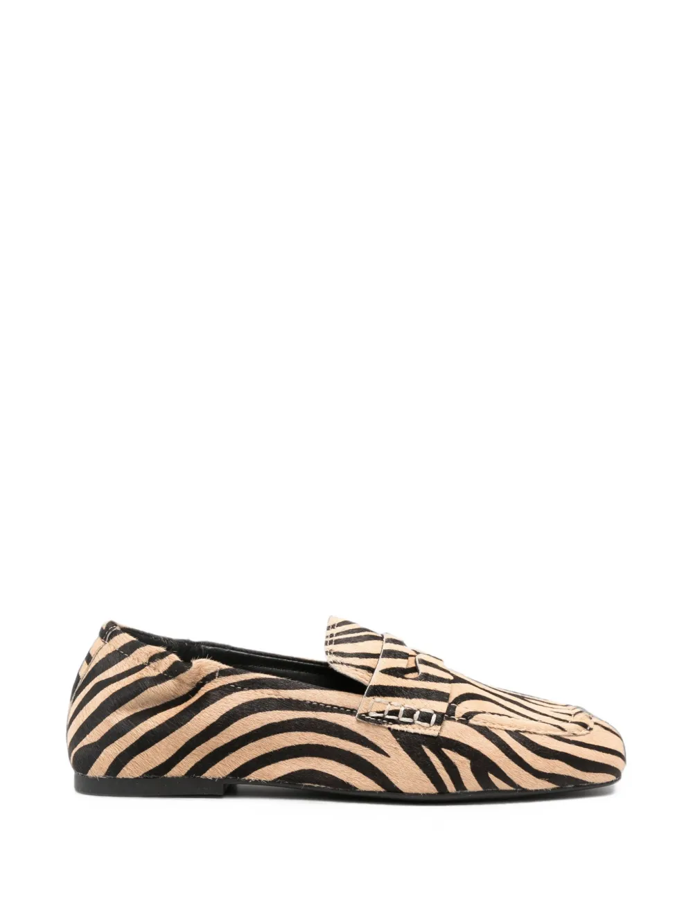 Ash zebra-print pony hair loafers - Toni neutri