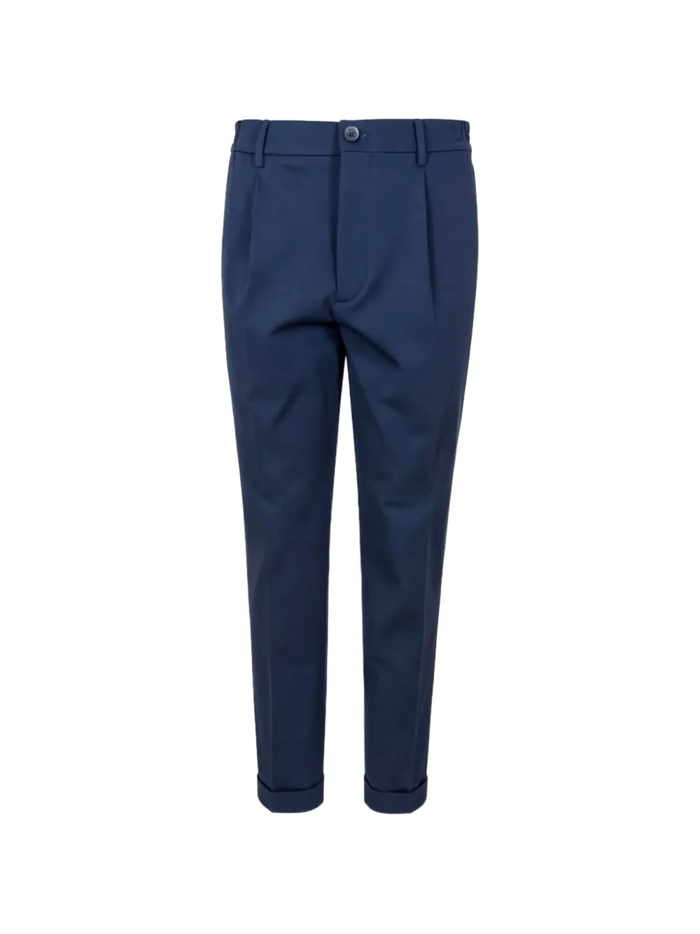Gta pleated turned-up-hem trousers - Bleu Gta pleated turned-up-hem trousers - Bleu
