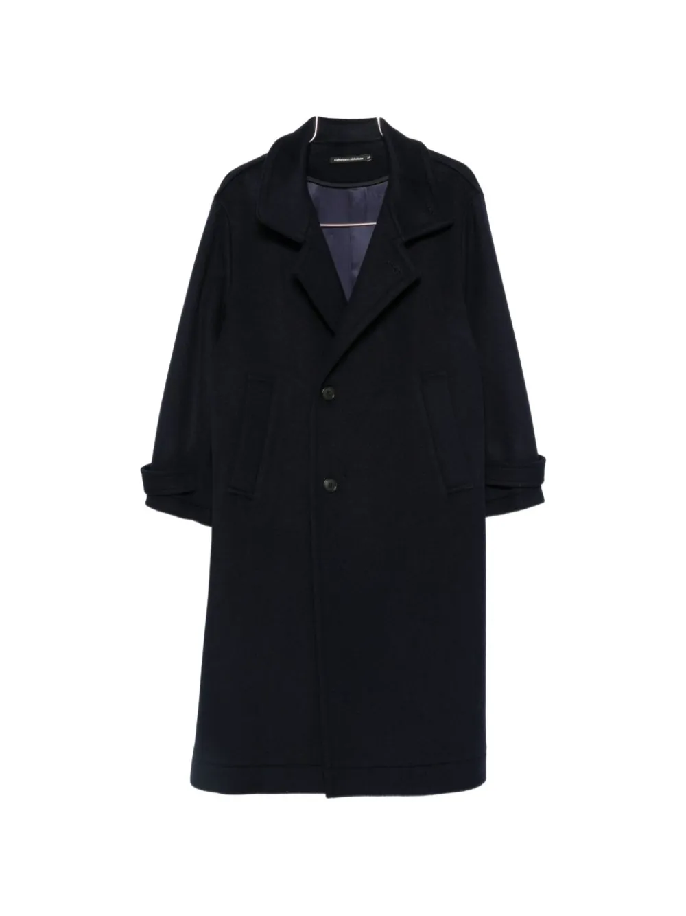 nicholson & nicholson button-up wool coat - Blu