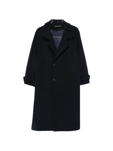 nicholson & nicholson button-up wool coat