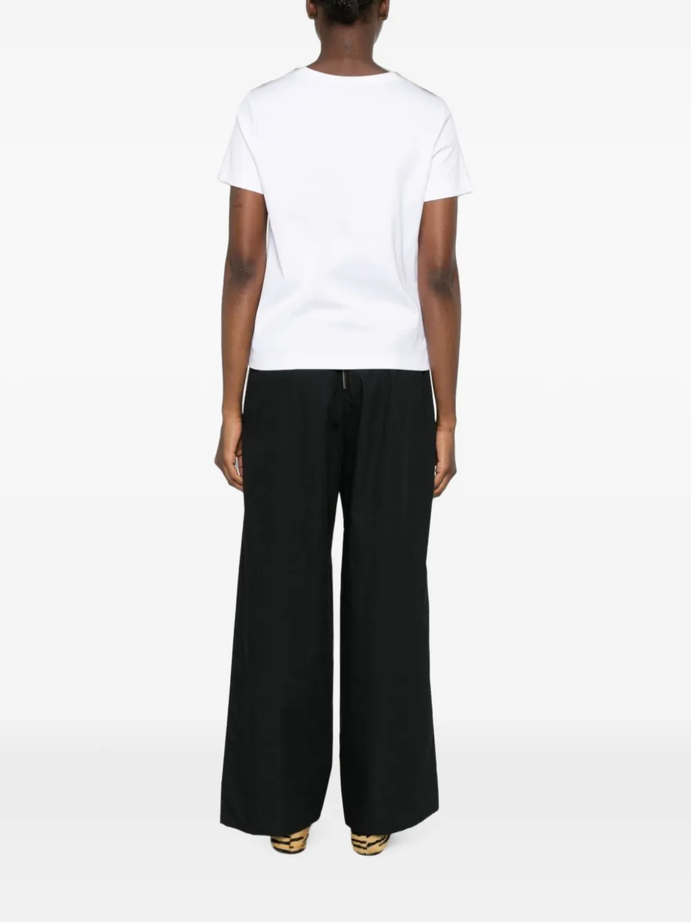 SHIRT C ZERO jersey crew-neck T-shirt Wit