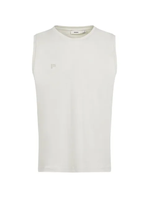 Pangaia logo-print sleeveless T-shirt