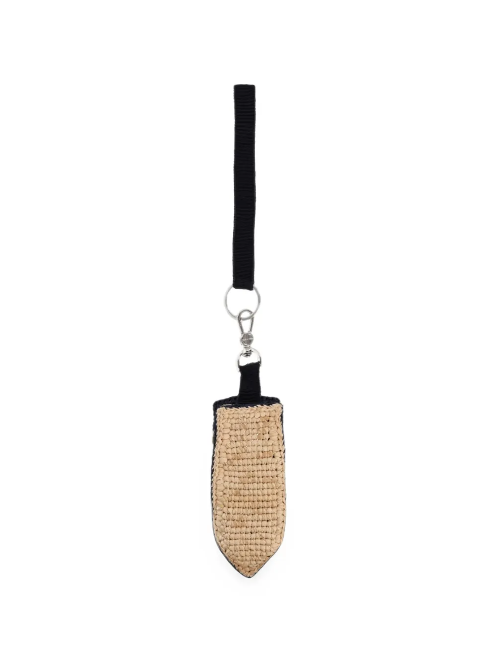 Patou Woven Boat Keyring In Orange