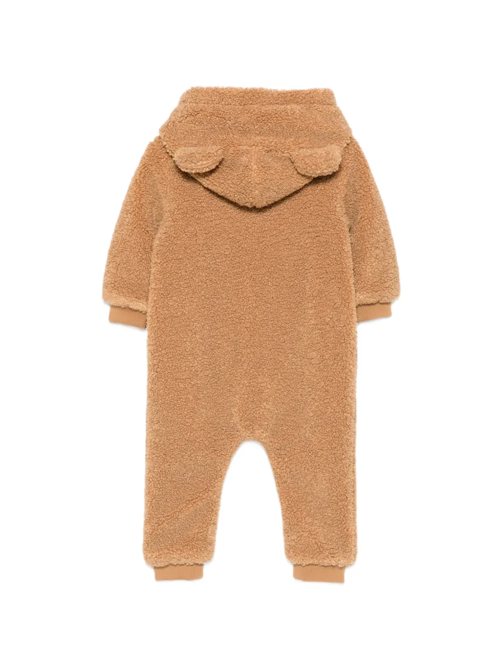 Moschino Kids Romper van imitatiebont met Teddy Bear-patch Bruin