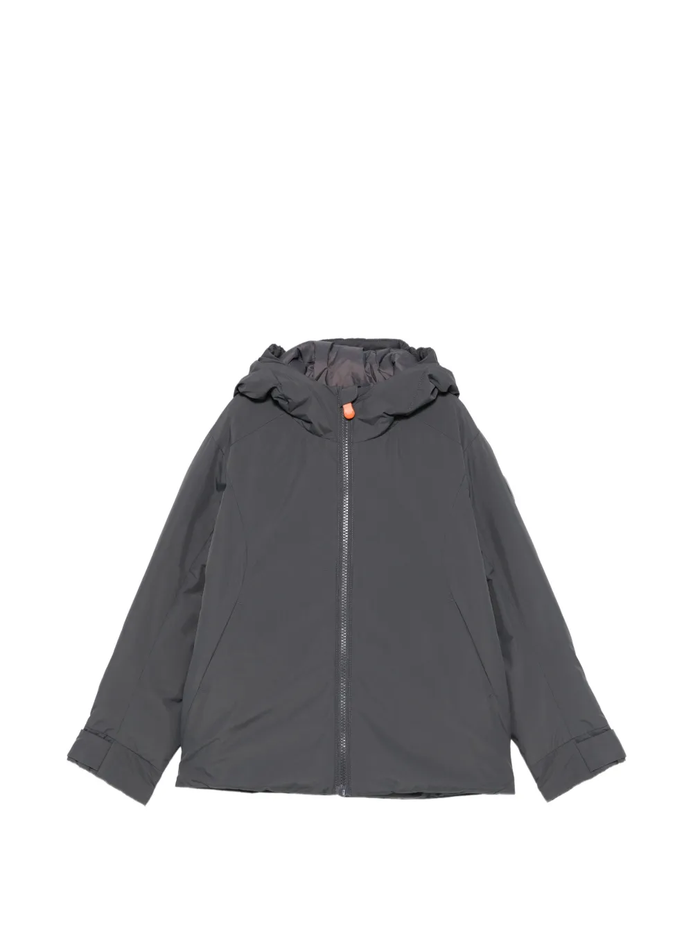 Save The Duck Kids hooded zip-up jacket - Grigio