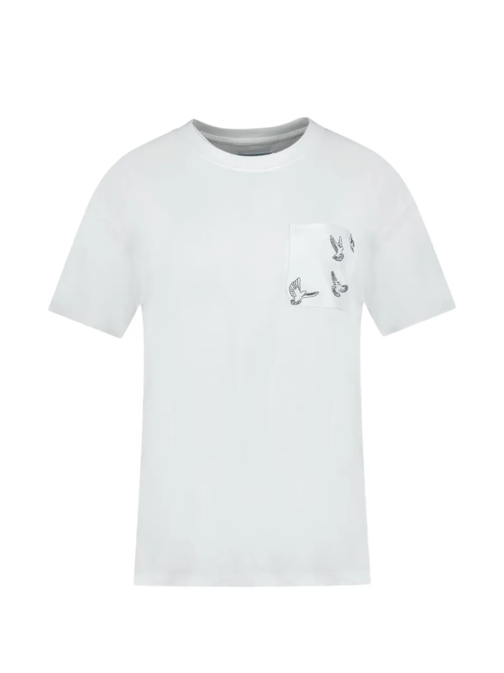 3PARADIS dove-print pocket T-shirt