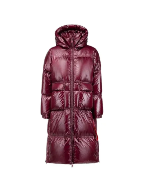 AFTER LABEL quilted hooded puffer coat