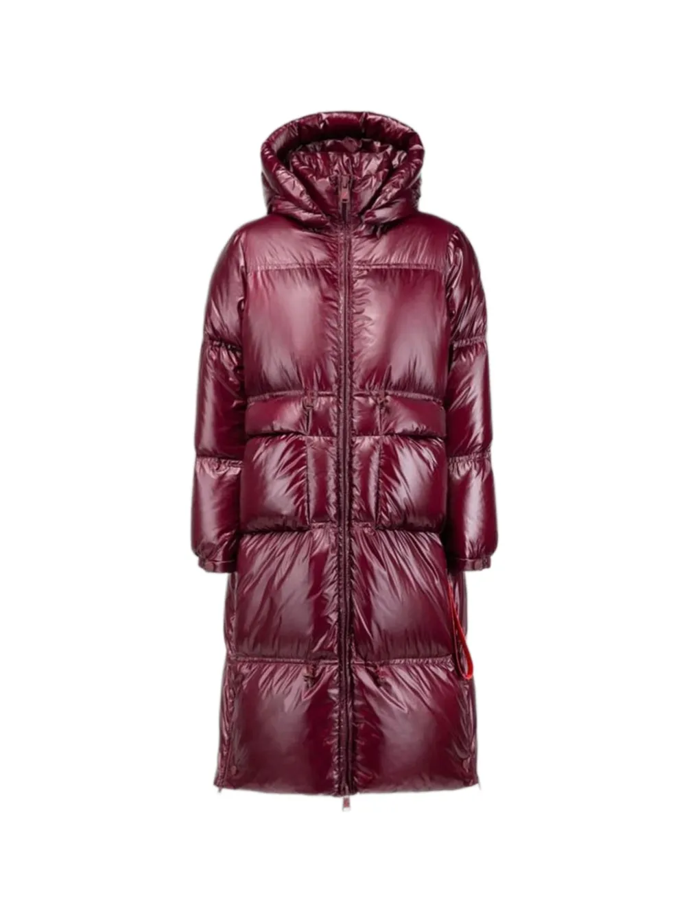 AFTER LABEL quilted hooded puffer coat · S