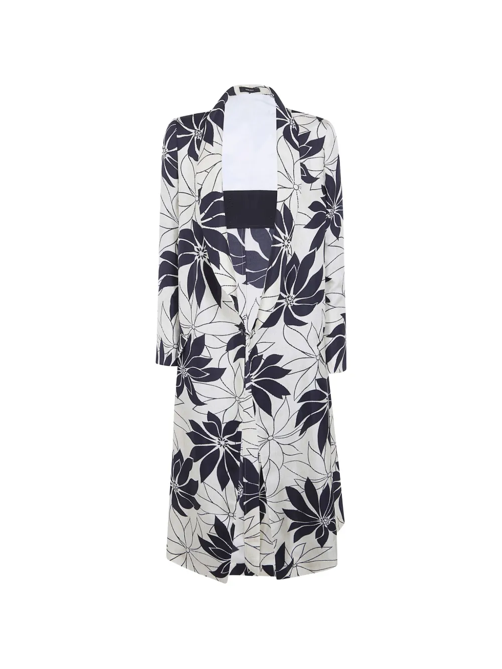 IBRIGU floral-print silk coat - Tons neutres