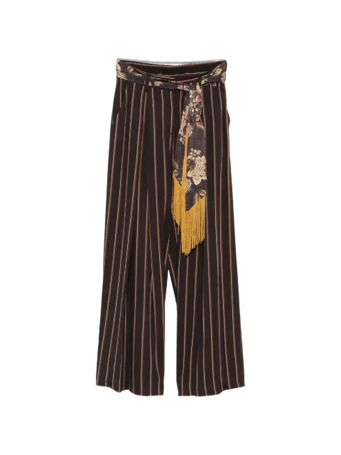 DIXIE vertical-stripe palazzo pants
