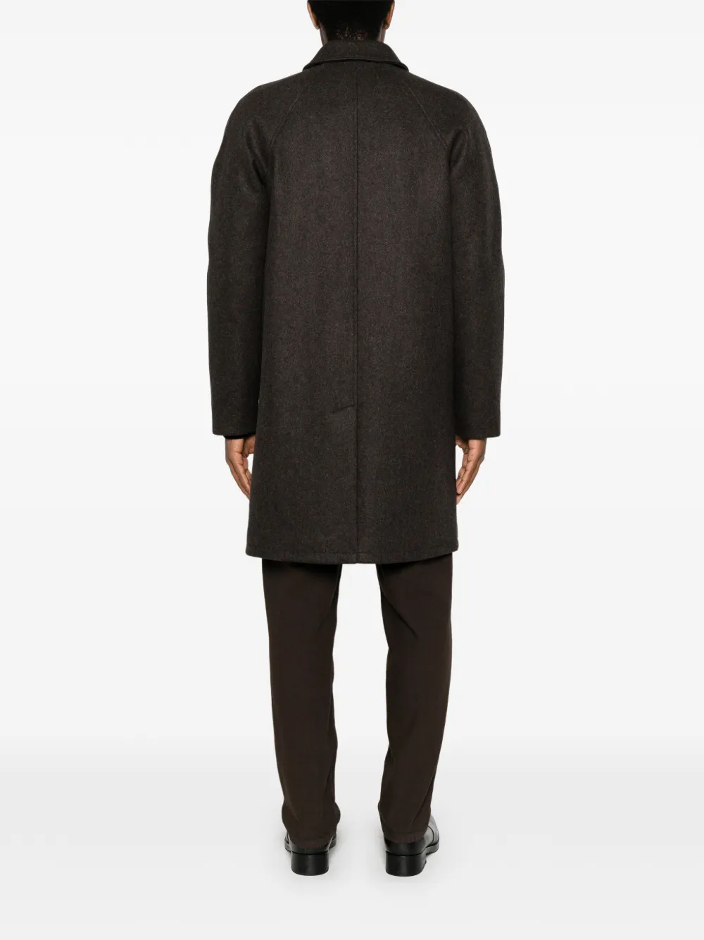 A.P.C. Jas met raglanmouwen en knoopsluiting Bruin