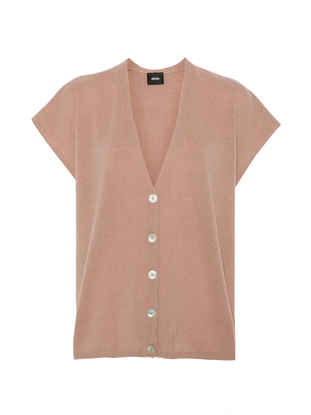 DIXIE V-neck button-up cardigan - Tons neutres DIXIE V-neck button-up cardigan - Tons neutres