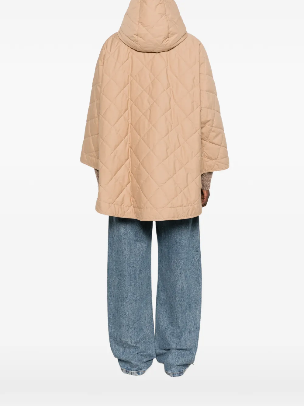 Moncler Cape met capuchon Beige