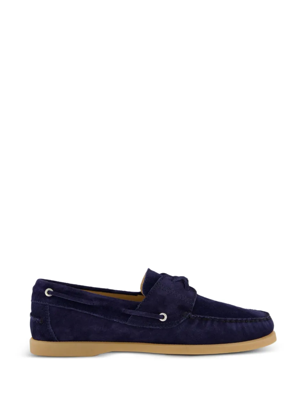 Atelier Verdi suede boat shoes | Blue | Image 1