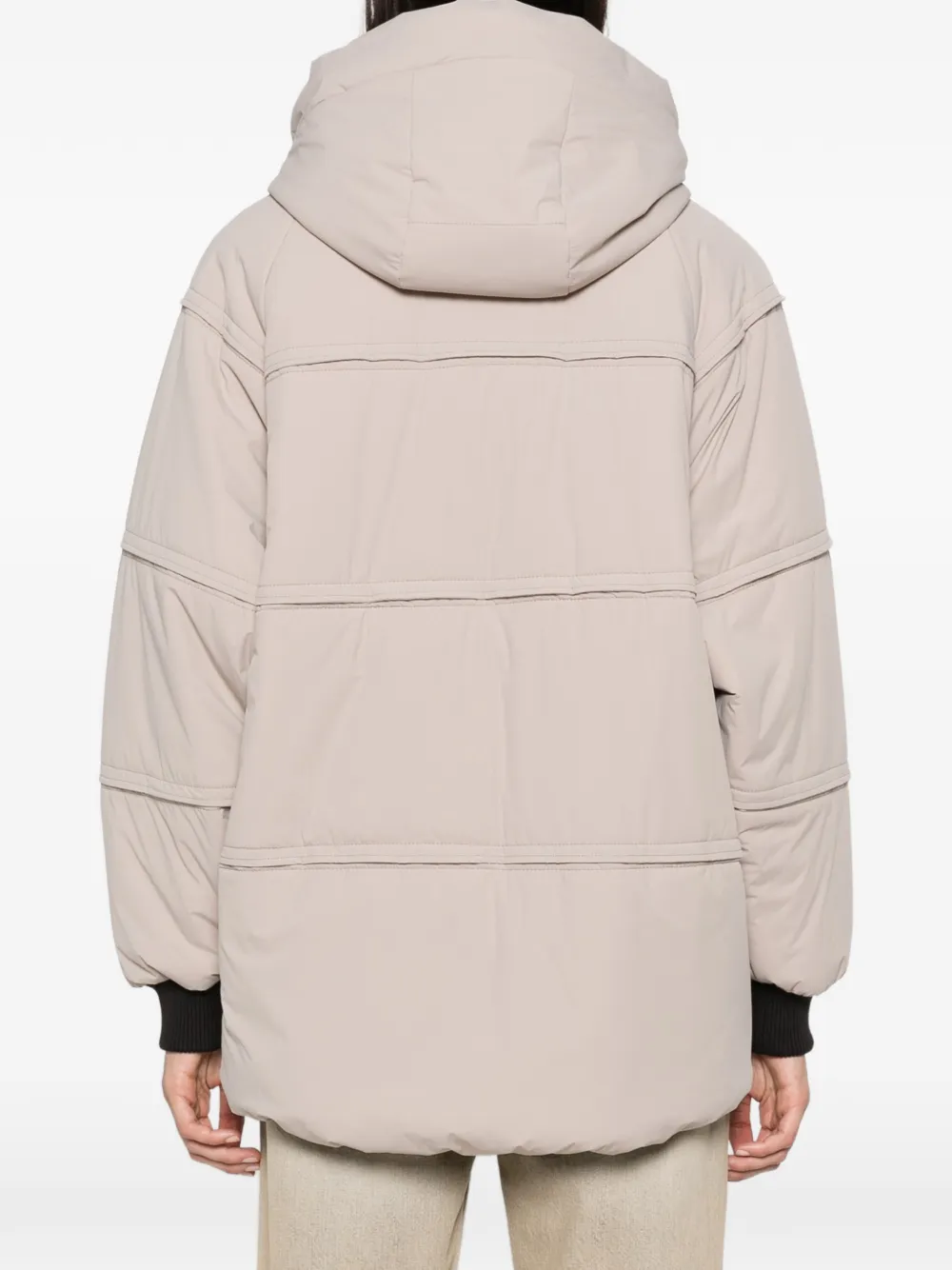 SEA WING Gewatteerd jack met capuchon Beige