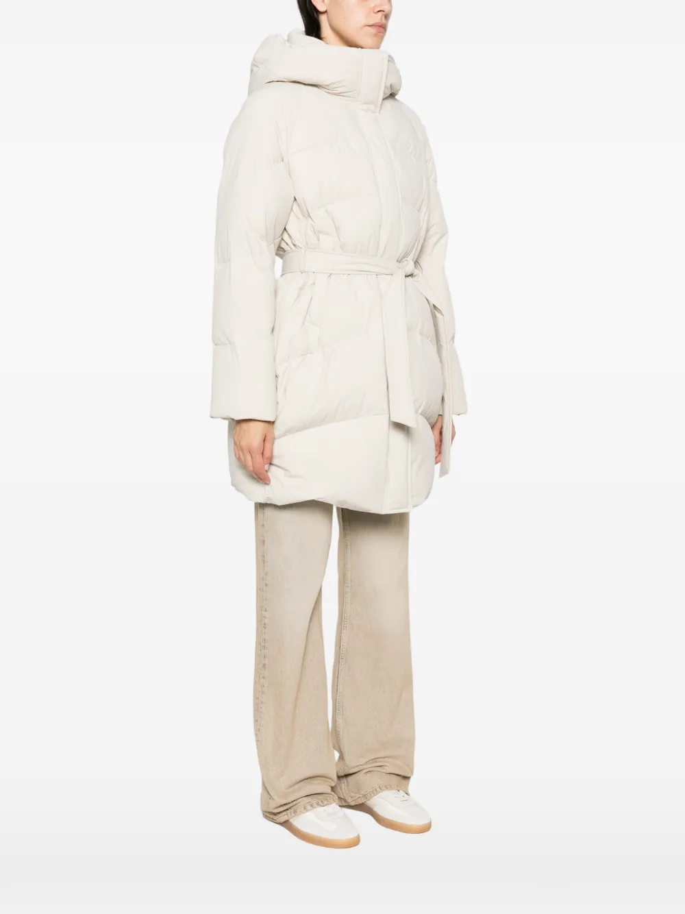 SEA WING Donsjas met capuchon Beige