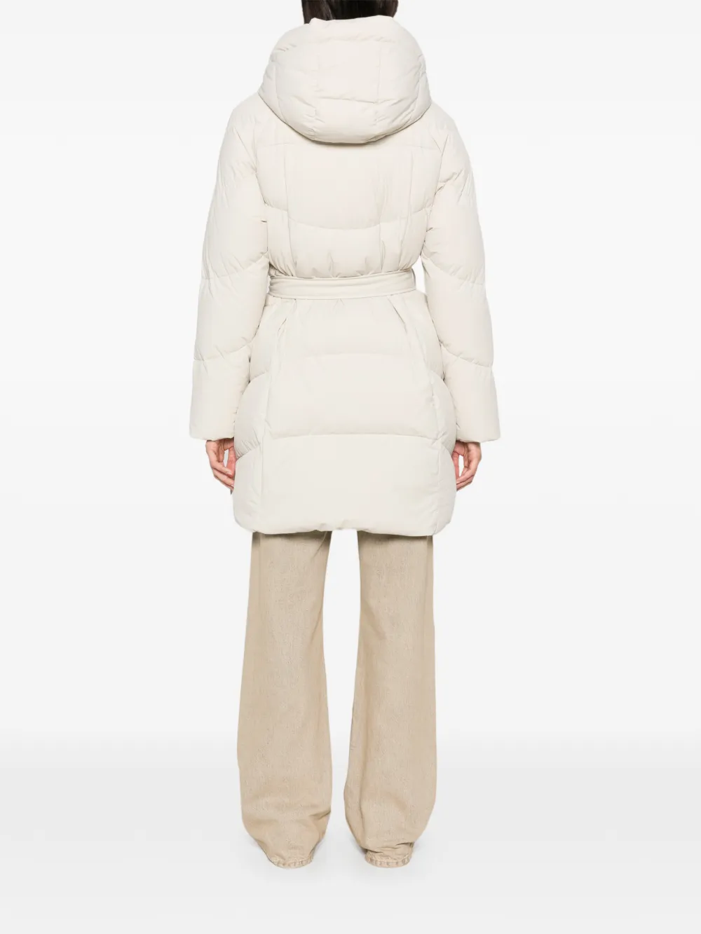 SEA WING Donsjas met capuchon Beige