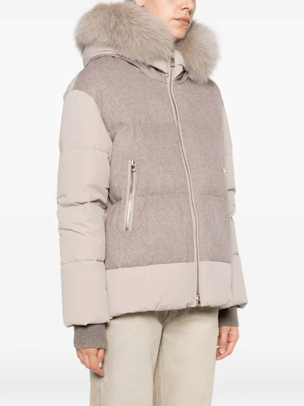 SEA WING Jack met imitatiebont Beige