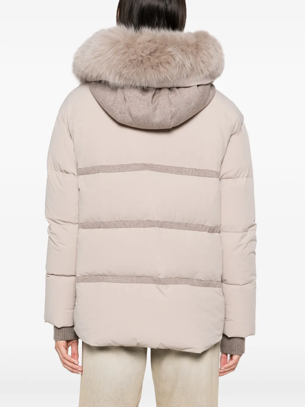 SEA WING Jack met imitatiebont Beige