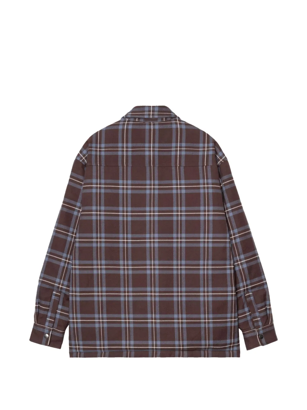 Carhartt WIP Baird geruit shirtjack Bruin