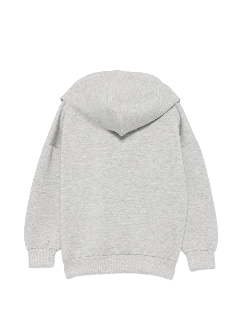 Just Cavalli Kids Hoodie met logoprint en rits Grijs