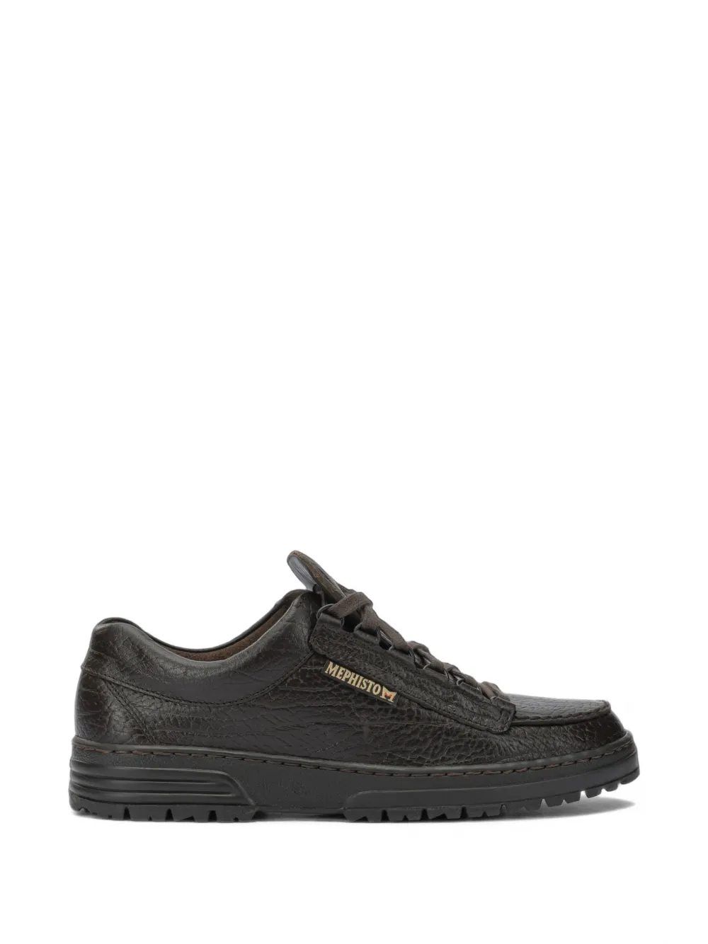 MEPHISTO Cruiser pebbled leather sneakers - Marrone
